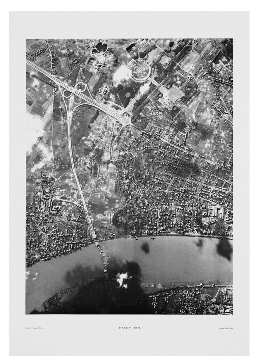 Black and white map overview