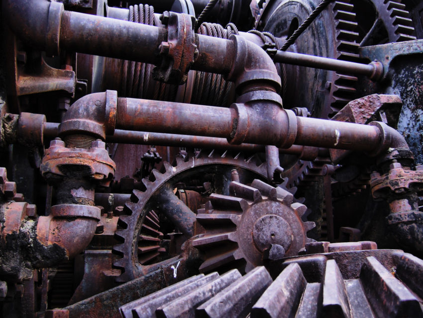 Photo of gears and machinery