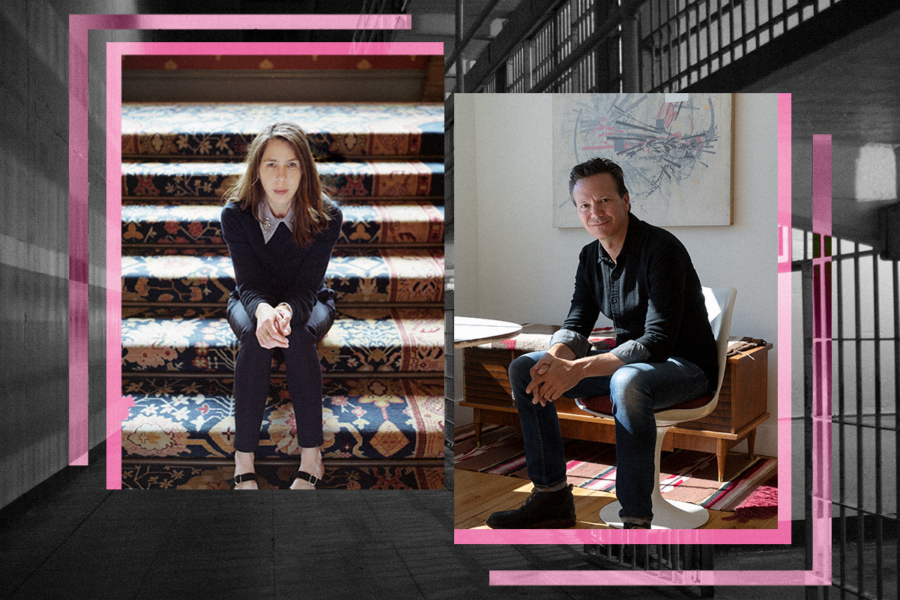 Portraits of Caleb Smith and Rachel Kushner