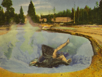 John Ashbery, Icarus, collage, 2010. © Estate of John Ashbery, courtesy Tibor de Nagy Gallery, New York.