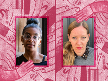 Photos of Maggie Nelson and Simone White