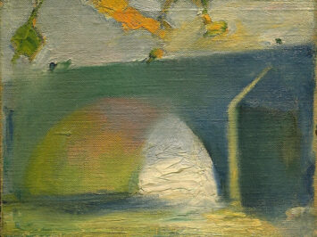 Painting of a bridge in Paris. Arthur B. Carles. Courtesy The Smithsonian.