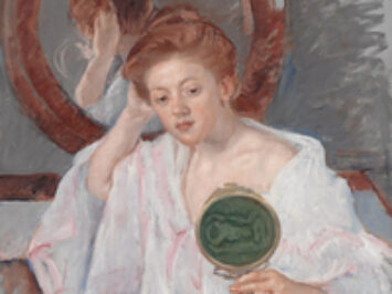 Denise at Her Dressing Table by Mary Cassatt,  1908-09.