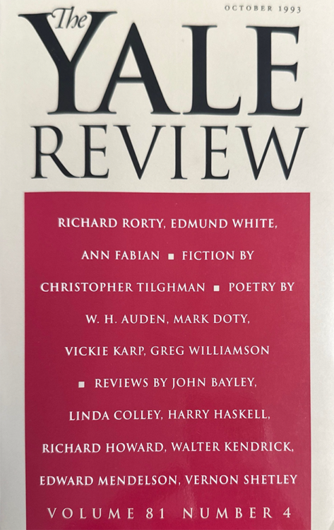 October 1993 cover image