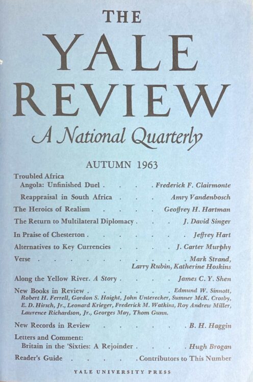 Autumn 1963 cover image