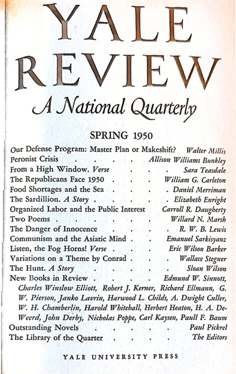 Spring 1950 cover image