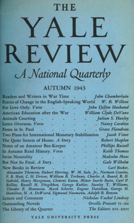 Autumn 1943 cover image