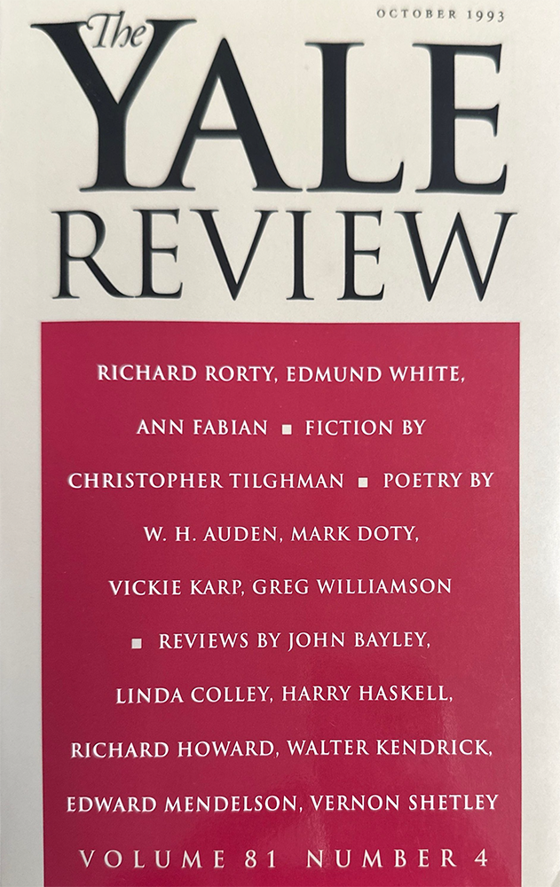 October 1993 cover image