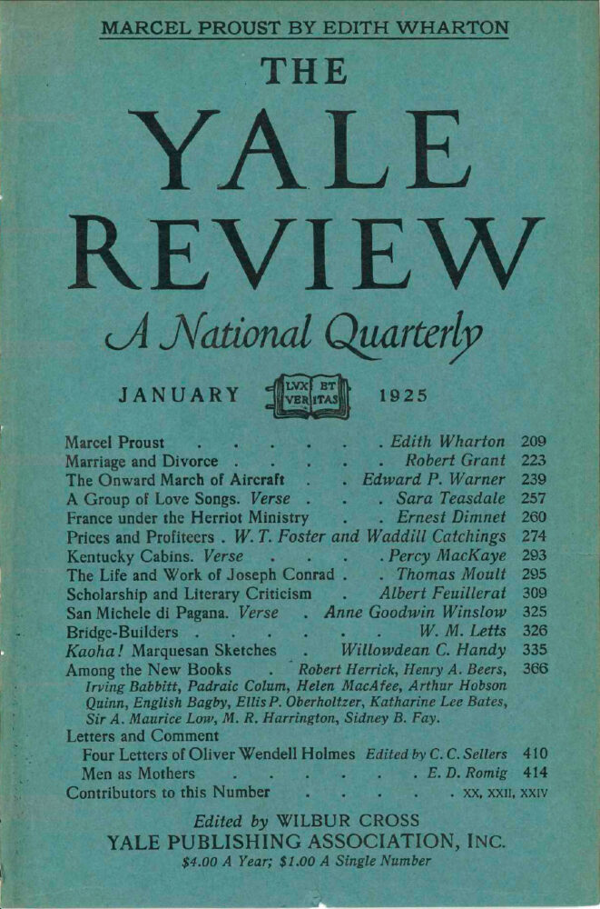 January 1925 cover image
