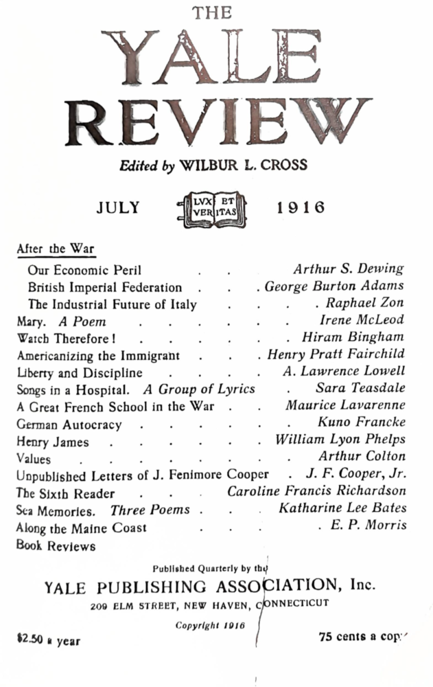 July 1916 cover image
