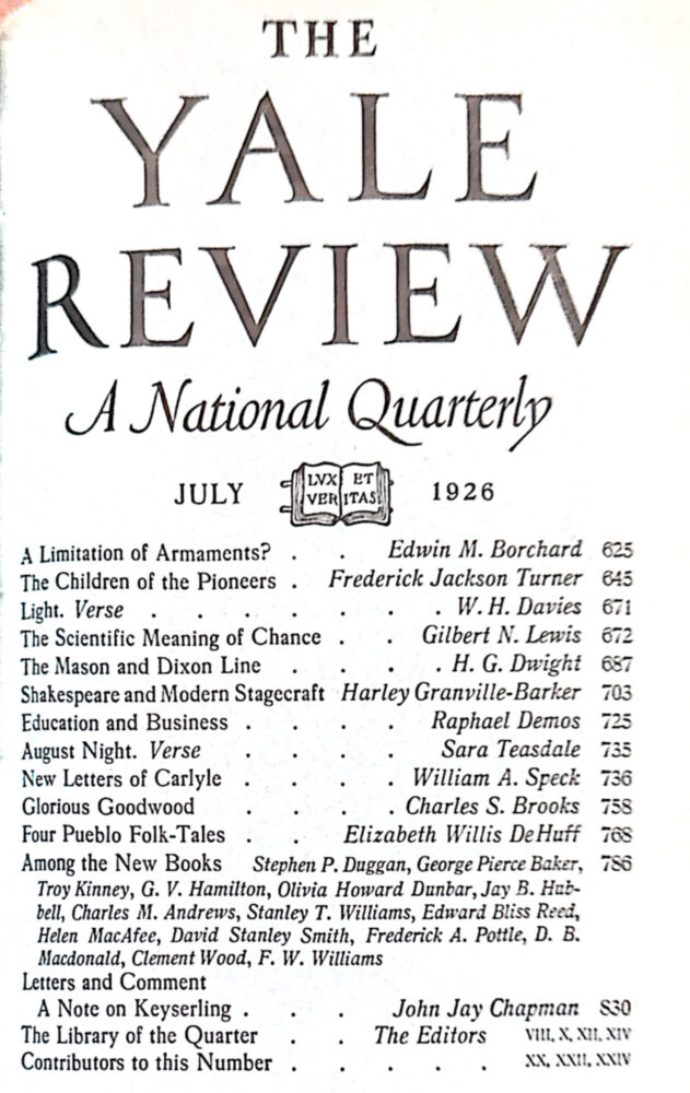 July 1926 cover image