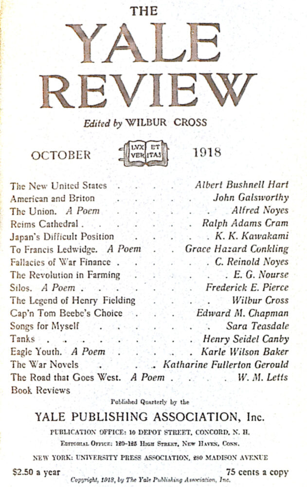 October 1918 cover image