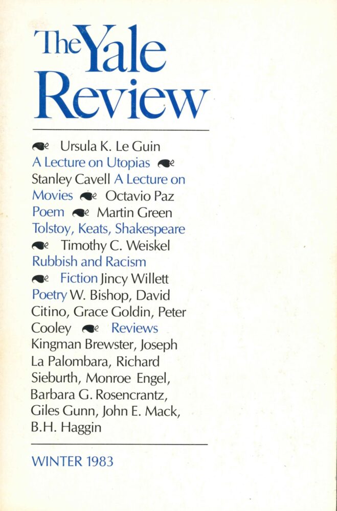 Winter 1983 cover image